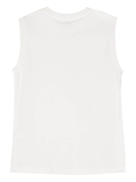 TOTEME crew-neck organic cotton tank top - White - zdjęcie produktu nr 2
