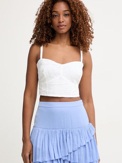 Guess crop top damski bawełniany SHARON - zdjęcie produktu nr 1