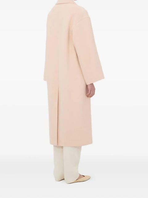 LouLou de Saison Borneo Lds double-breasted coat - Pink