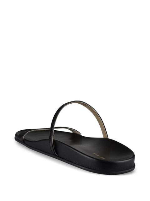 The Row open toe strap sandals - Black