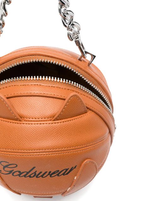 GCDS cat-shape basketball tote bag - Brown