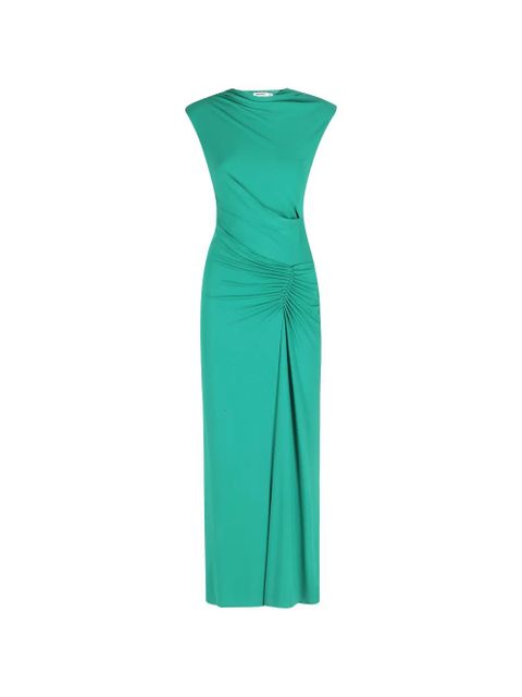 Simkhai draped maxi dress - Green - zdjęcie produktu nr 1