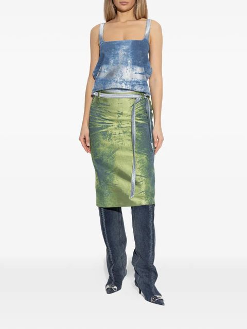 Diesel De-Sanat-Fsi midi dress - Green