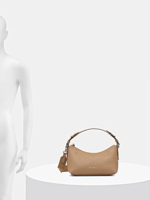 Marc O'Polo torebka skórzana kolor beżowy 50819650801109