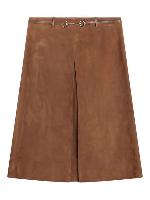 Gucci leather skirt - Brown - zdjęcie produktu nr 1