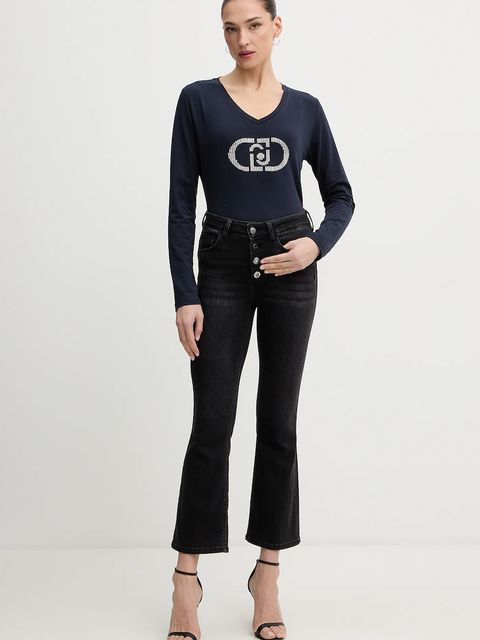 Liu Jo longsleeve kolor niebieski TA6053 JS003 - zdjęcie produktu nr 2