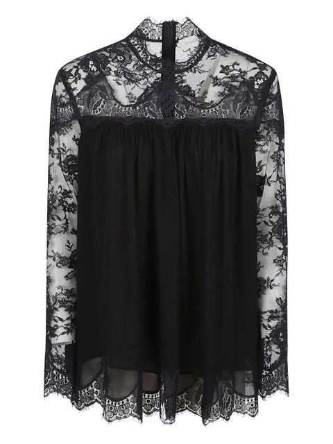 ZIMMERMANN lace-panel high-neck top - Black - zdjęcie produktu nr 1