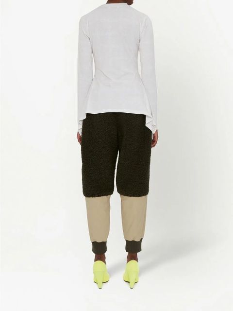 JW Anderson mock-neck handkerchief top - White