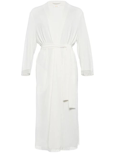 ERES Violette lace trim robe - White - zdjęcie produktu nr 1