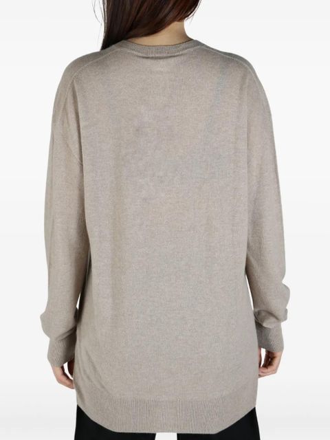 The Row v neck sweatshirt - Neutrals