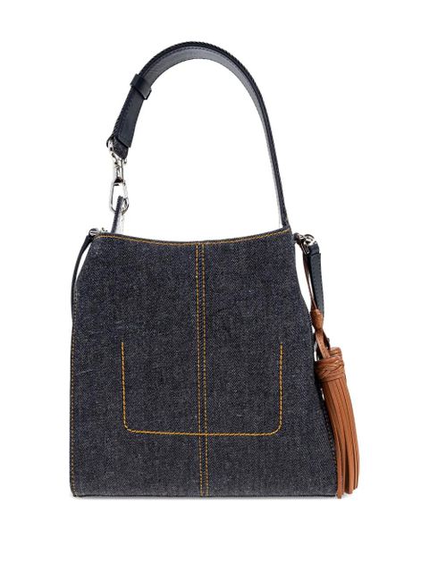 Givenchy belted denim tote bag - Blue