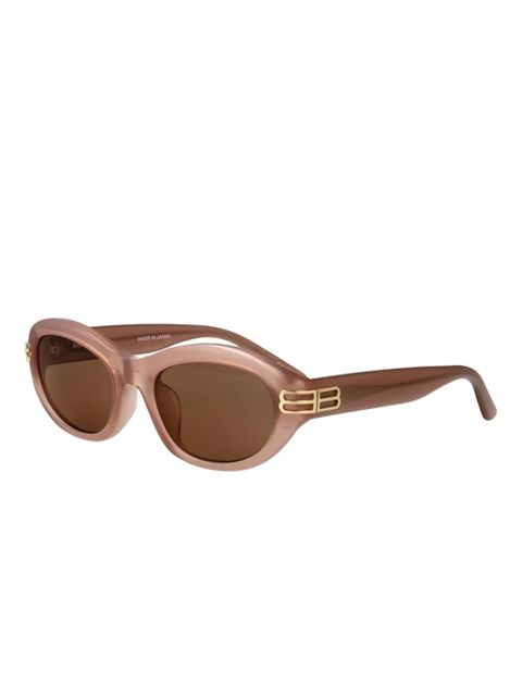 Balenciaga Eyewear oval-frame sunglasses - Neutrals - zdjęcie produktu nr 2