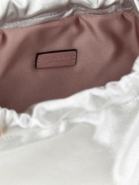 Jimmy Choo drawstring mini tote bag - Silver