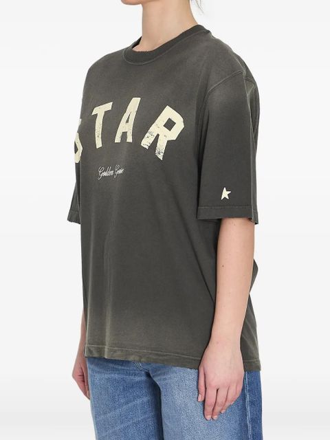 Golden Goose star-appliqué jersey T-shirt - Grey