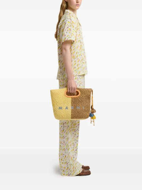 Marni cutout handles clutch bag - Yellow - zdjęcie produktu nr 2