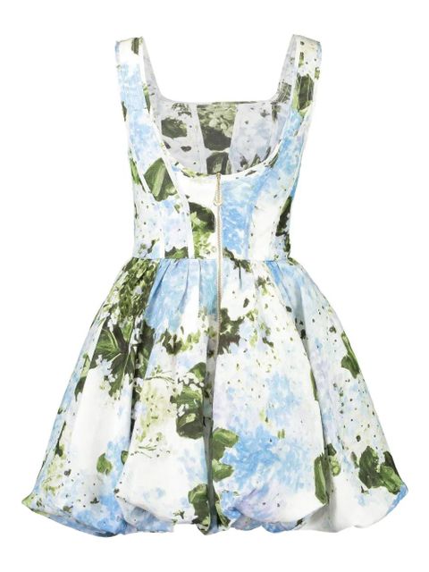 Aje Suzette floral-print balloon mini dress - Blue - zdjęcie produktu nr 2