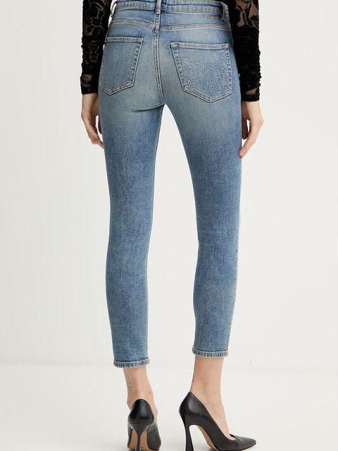 Pinko jeansy damskie kolor niebieski 100169 A2WT