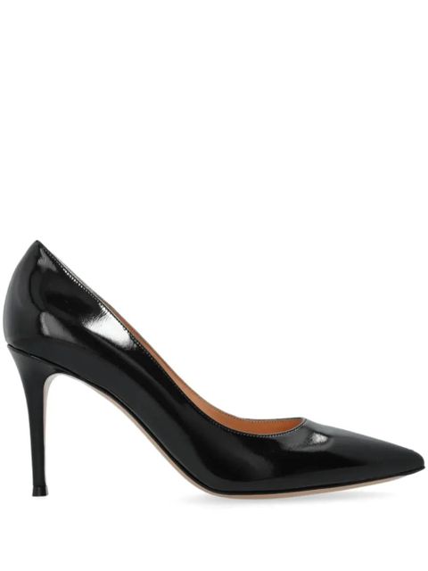 Gianvito Rossi Gianvito 85mm leather pumps - Black