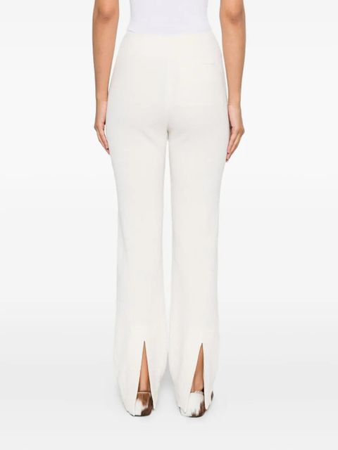 Nanushka Shera back-slit trousers - Neutrals