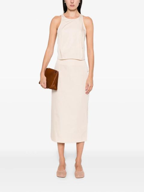 St. Agni rear-slit midi skirt - Pink - zdjęcie produktu nr 2