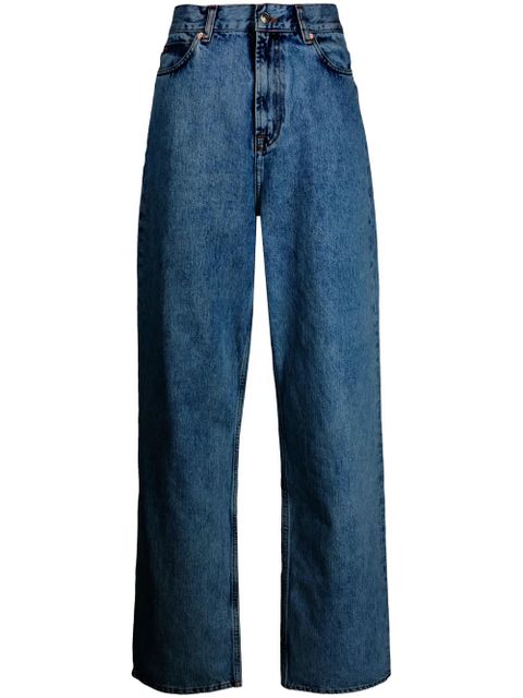 WARDROBE.NYC low-rise straight-leg jeans - Blue - zdjęcie produktu nr 1