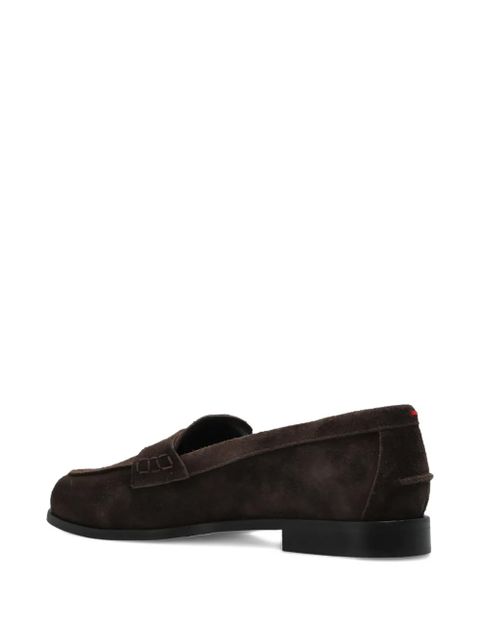 Aeyde suede leather loafers - Brown