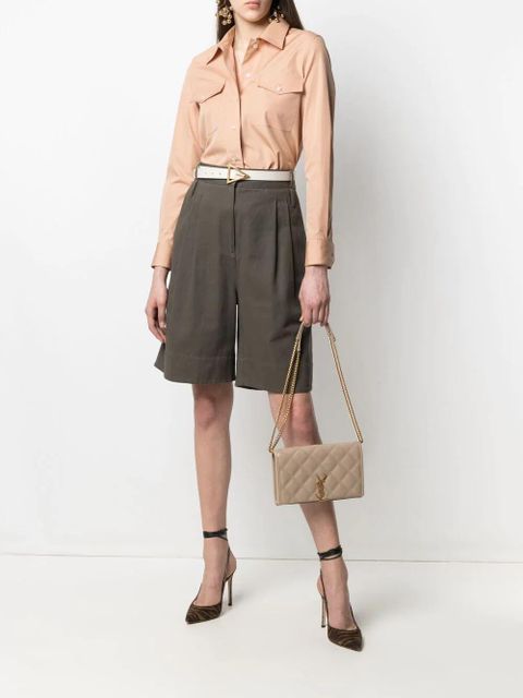 Saint Laurent fitted poplin shirt - Pink - zdjęcie produktu nr 2