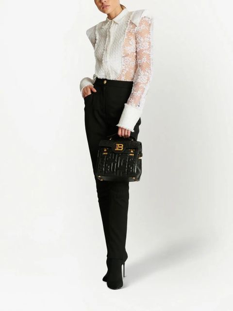 Balmain floral-lace detail shirt - White - zdjęcie produktu nr 2