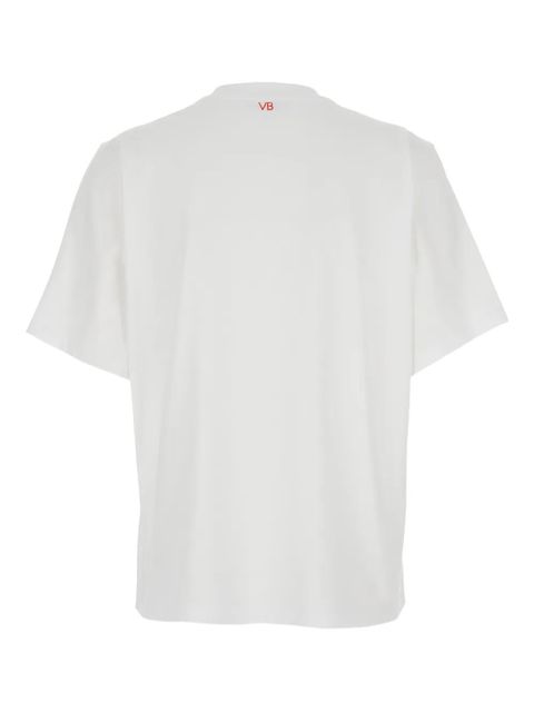 Victoria Beckham slogan T-shirt - White