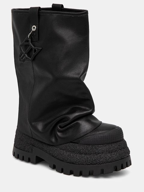 Naked Wolfe buty skórzane Disturb damskie kolor czarny na platformie Disturb Leather Black - zdjęcie produktu nr 1