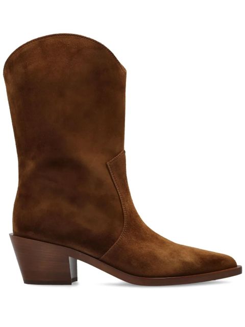Gianvito Rossi suede Western boots - Brown - zdjęcie produktu nr 1