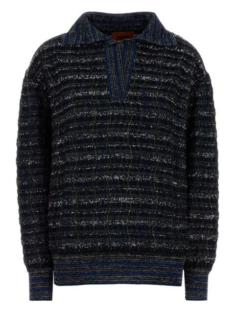 Missoni metallic-thread detailed sweater - Blue - zdjęcie produktu nr 1