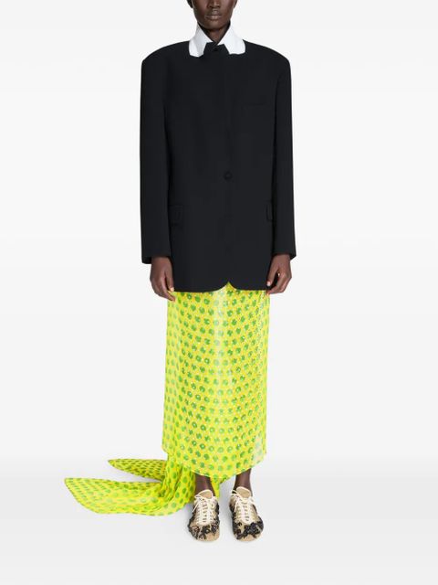 DRIES VAN NOTEN oversized crêpe blazer - Black - zdjęcie produktu nr 2