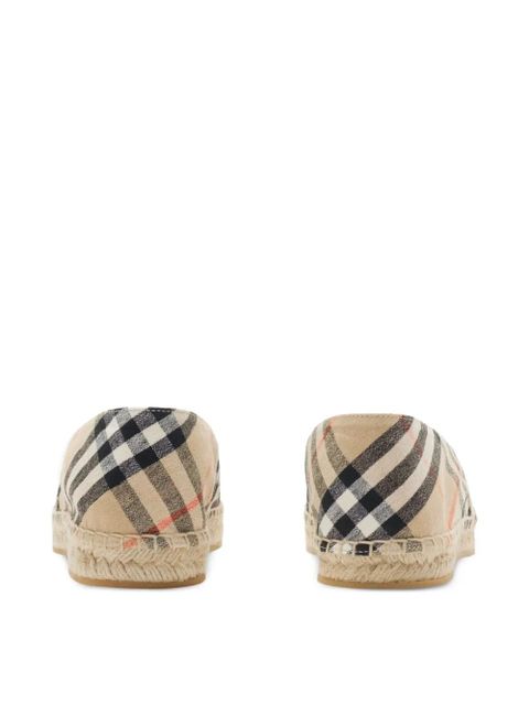 Burberry Check Mews espadrilles - Neutrals