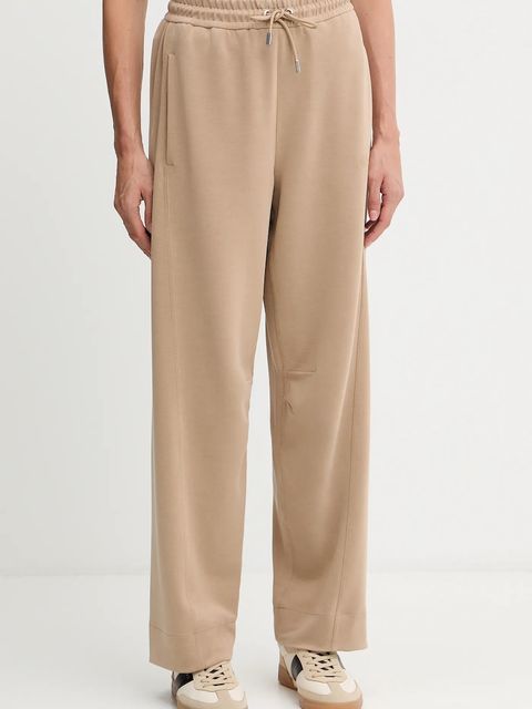 BOSS Orange spodnie dresowe damskie kolor zielony gładkie 50547800 - zdjęcie produktu nr 1