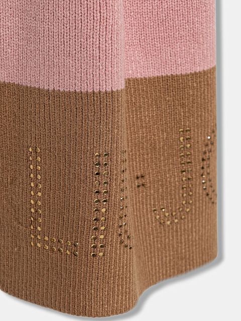 Liu Jo szalik damski kolor brązowy wzorzysty 2F5010.M0300 - zdjęcie produktu nr 2