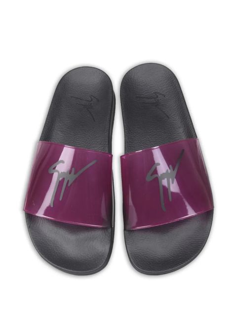 Giuseppe Zanotti logo-detail slides - Pink