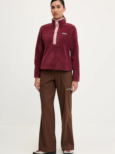 Columbia bluza sportowa Benton Springs kolor bordowy wzorzysta 2085651 - zdjęcie produktu nr 2