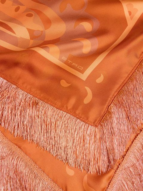 ETRO silk scarf - Orange - zdjęcie produktu nr 2
