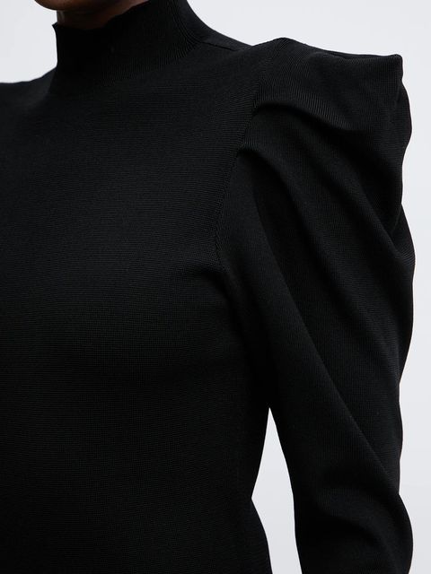 Twinset sukienka kolor czarny mini dopasowana 252AT3010