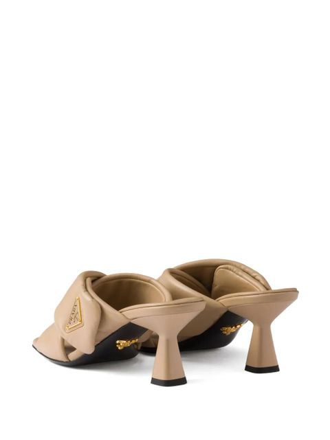 Prada 65mm padded sandals - Neutrals - zdjęcie produktu nr 2