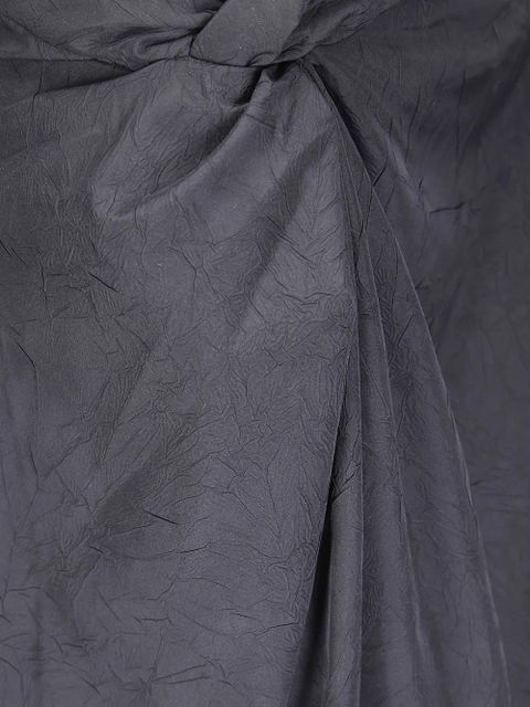 Róhe crinkled-texture midi skirt - Grey