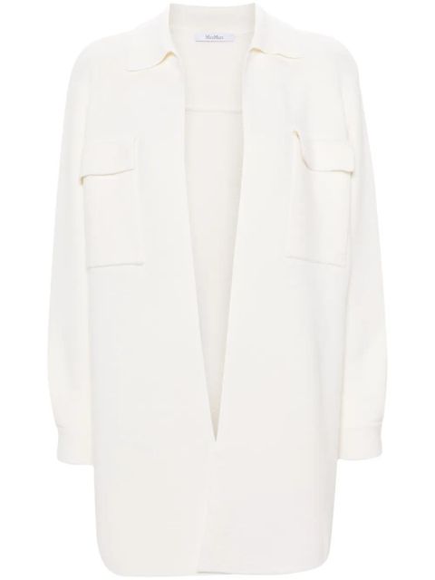 Max Mara Chaqueta Bu virgin wool cardigan - White - zdjęcie produktu nr 1