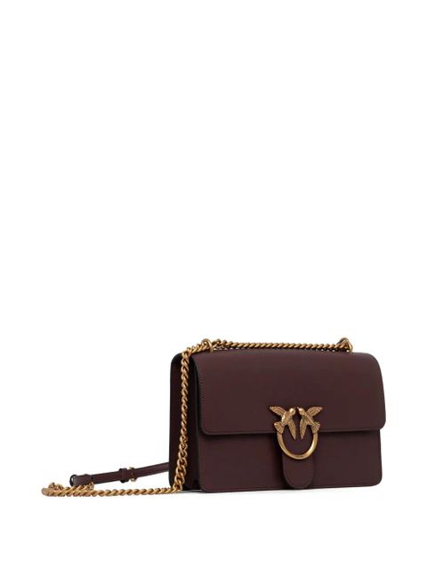 PINKO Love One flap shoulder bag - Brown