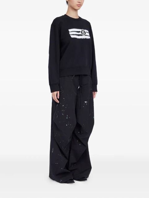 MM6 Maison Margiela jersey sweatshirt - Black