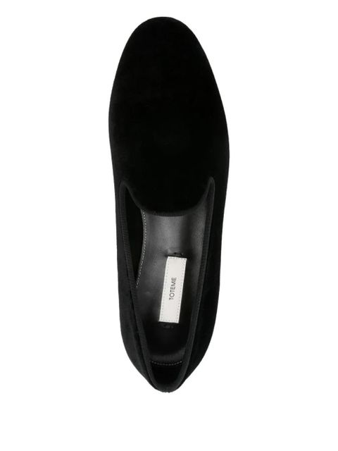TOTEME pointed-toe loafers - Black
