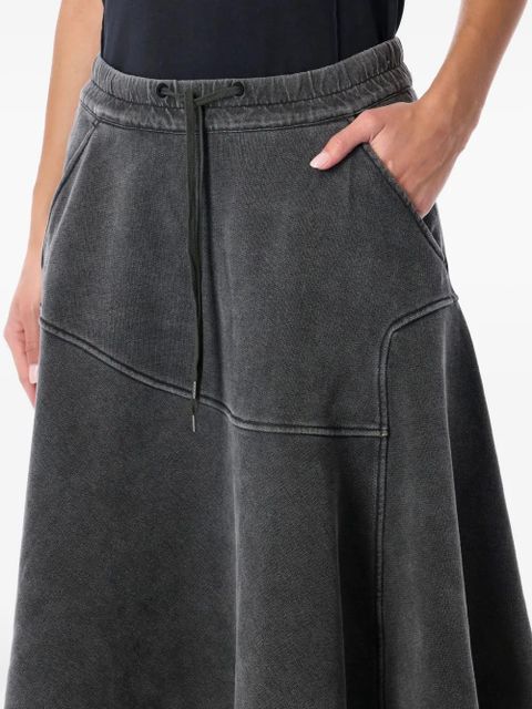 OUR LEGACY drawstring panelled skirt - Black