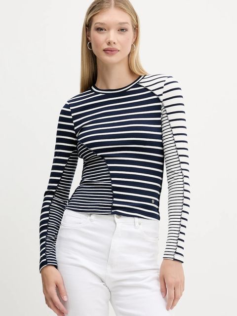 Desigual longsleeve PARIS kolor granatowy 25WWTK48 - zdjęcie produktu nr 1