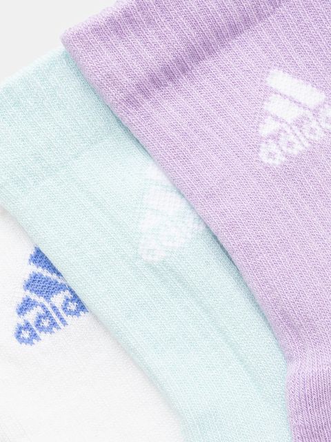 adidas skarpetki 3-pack damskie kolor fioletowy JW2740