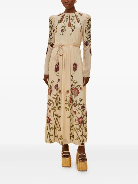 FARM Rio cut-out floral maxi dress - Neutrals - zdjęcie produktu nr 2